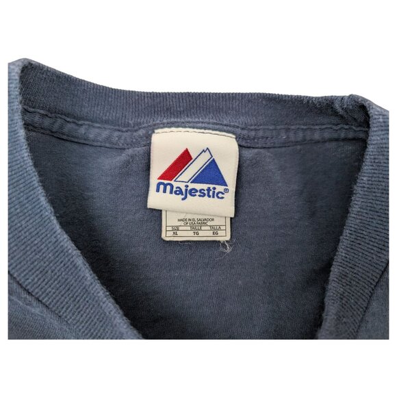 Majestic TC Minnesota Twins MLB Shirt Mens XL Blue Patriotic USA - Picture 5 of 8